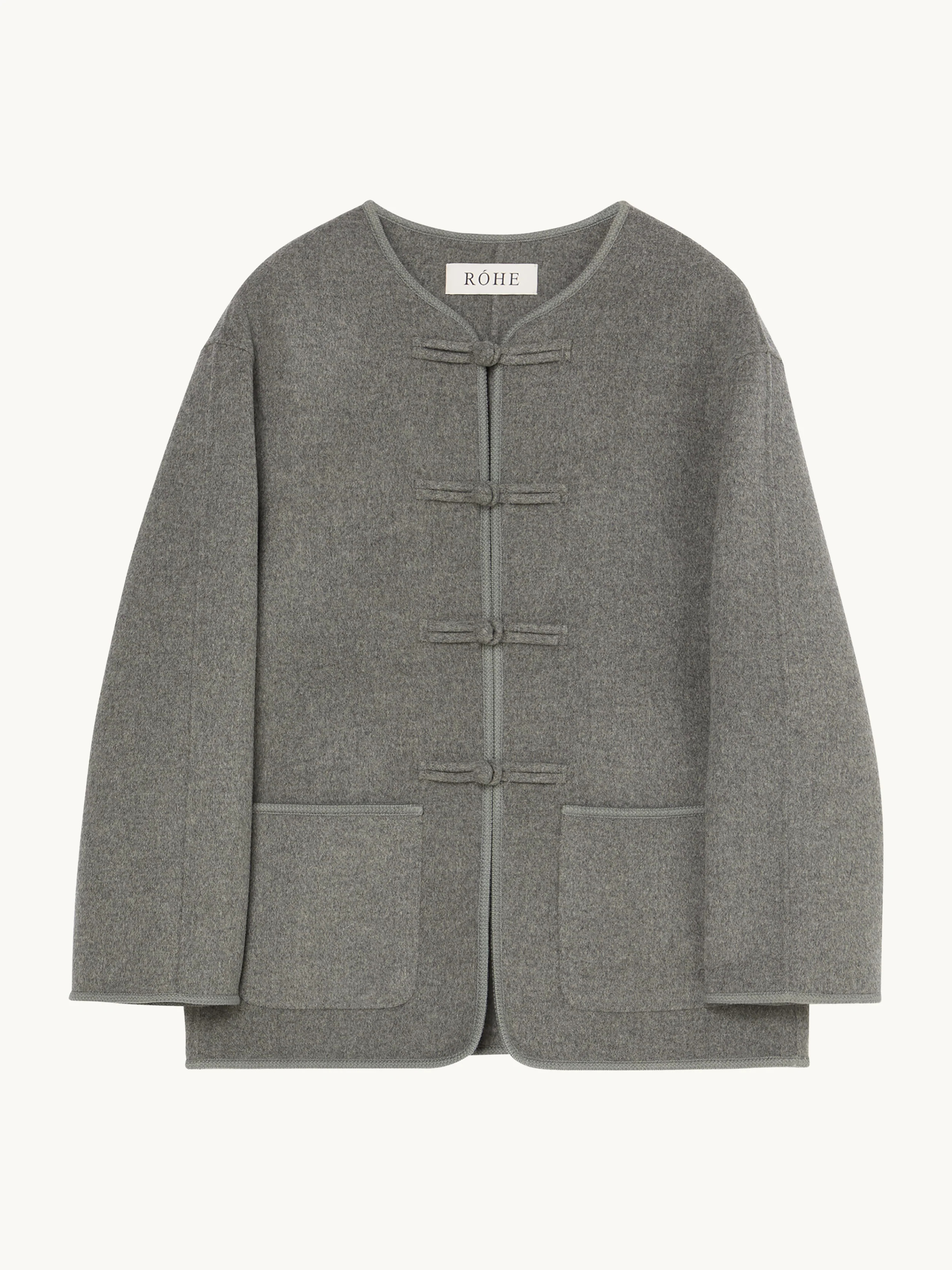 Mandarin Double-Faced Wool Jacket | goop