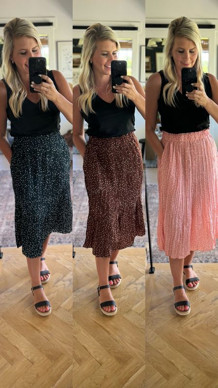 Pleated skirt, dress up or down-The best @walmartfashion summer find!! It comes in tons of colors & is on sale! It’s very comfy too! 
I have the black and white in this versatile V-neck tank top that’s on sale.

#walmartfashion #walmartfinds #walmartpartner #summerskirt


#LTKSaleAlert #LTKSeasonal #LTKFindsUnder50