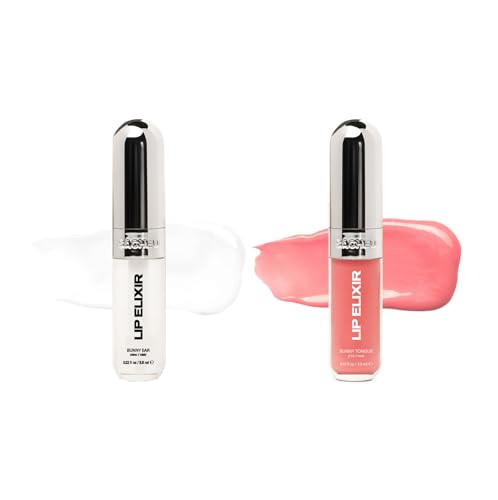 Sacheu Lip Elixir Nourishing and Hydrating Lipgloss — Moisturizing Plumping Lip Gloss Enriched with Collagen, Non-Sticky Lip Color Smooth High-Shine Finish, Vegan & Cruelty-Free, Clear & Sheer Pink | Amazon (US)