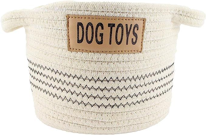 Midlee Dog Toy Rope Cotton Basket | Amazon (US)