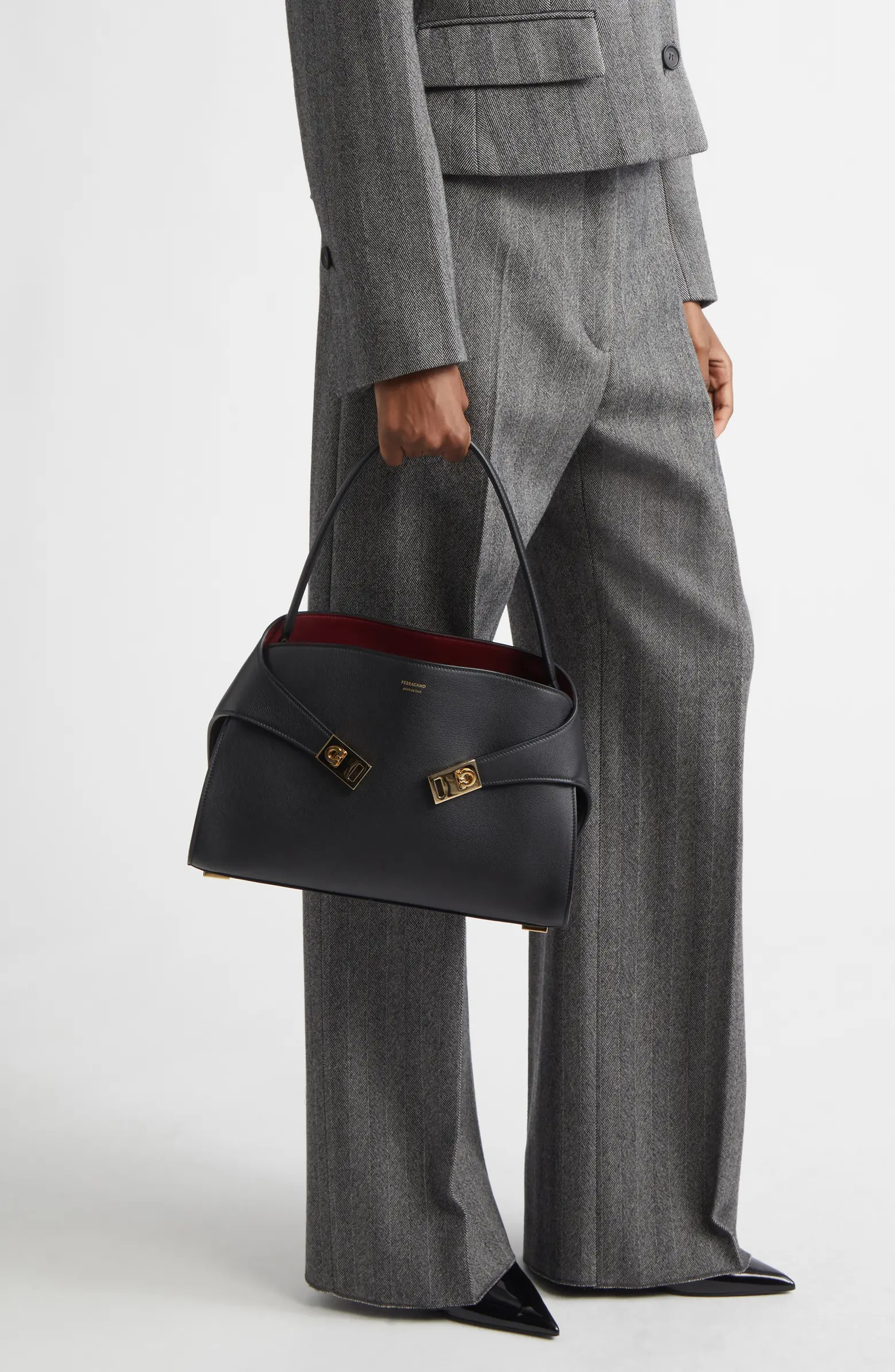 Small Hug Leather Shoulder Bag | Nordstrom