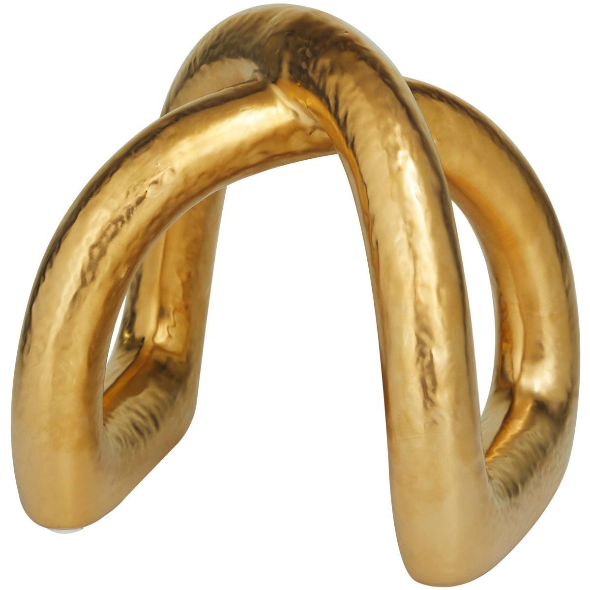 Porcelain Abstract Arched Sculpture Gold – CosmoLiving by Cosmopolitan | Target