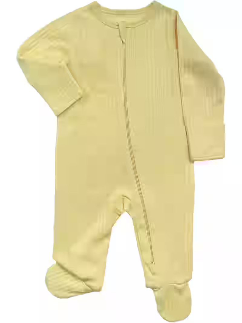 Wonder Nation Baby Gender Neutral Zip Front Footed Sleep N Play Pajamas, Sizes Preemie-6/9 Months | Walmart (US)