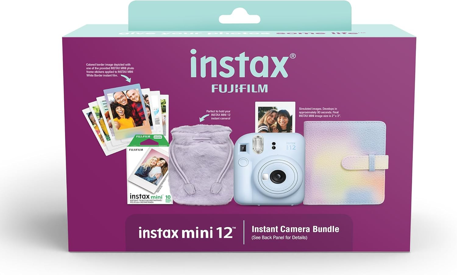 Fujifilm INSTAX Mini 12 Blue Holiday Bundle 2024 | Amazon (US)