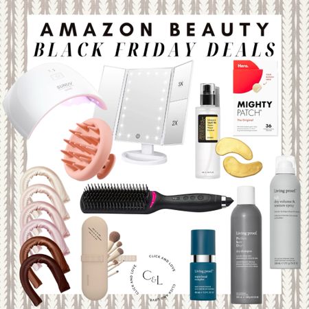 Amazon beauty Black Friday deals! Shop Beauty and skincare favorites. A lot of these would make great holiday gifts or stocking stuffers!

Amazon finds, Amazon must haves, skincare routine, beauty favorites, face serums, eye patches, dry shampoo, living proof, hair rollers, brush, nail light, travel makeup mirror, makeup brushes, snail mucin

#LTKsalealert #LTKCyberWeek #LTKGiftGuide