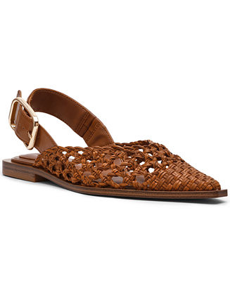 Women's Shay-C Crochet Detail Slingback Ballet Flats | Macy's