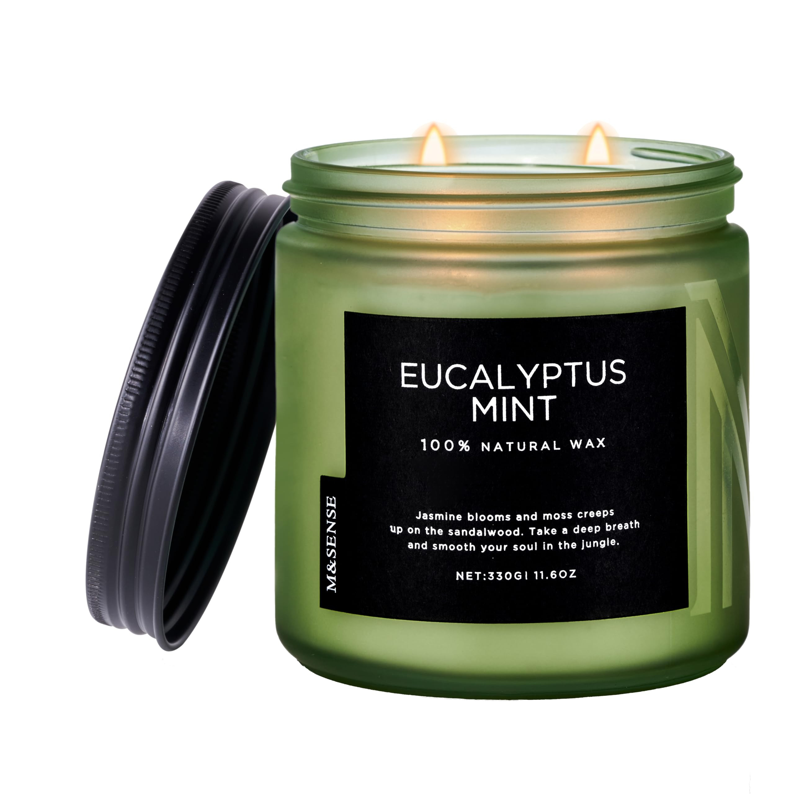 M&SENSE Candele profumate all'eucalipto e alla menta,regalo donna compleanno, regalo di candele a... | Amazon (IT)