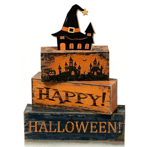 Halloween Decor Indoor, Haunted House Halloween Table Decorations for Home | Amazon (US)