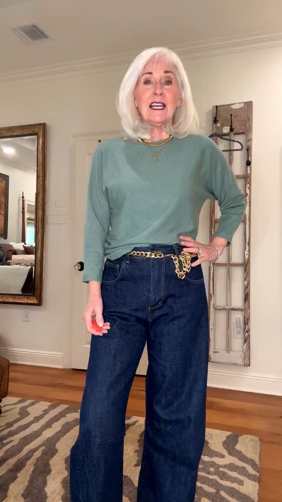 Pre-St. Patrick’s Day outfit. I will link similar items because I won’t have any luck linking the exact items! ￼

#LTKMidsize #LTKOver40 #LTKmorningroutine