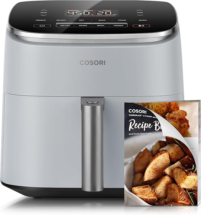 COSORI Air Fryer 9-in-1, Compact but Large 6 Qt, 5 Fast Fan Speeds with 450F for Ultra Crsipy, 95... | Amazon (US)