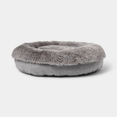 Super Plush Cuddler Round Dog Bed - L - Gray - Boots & Barkley™ | Target