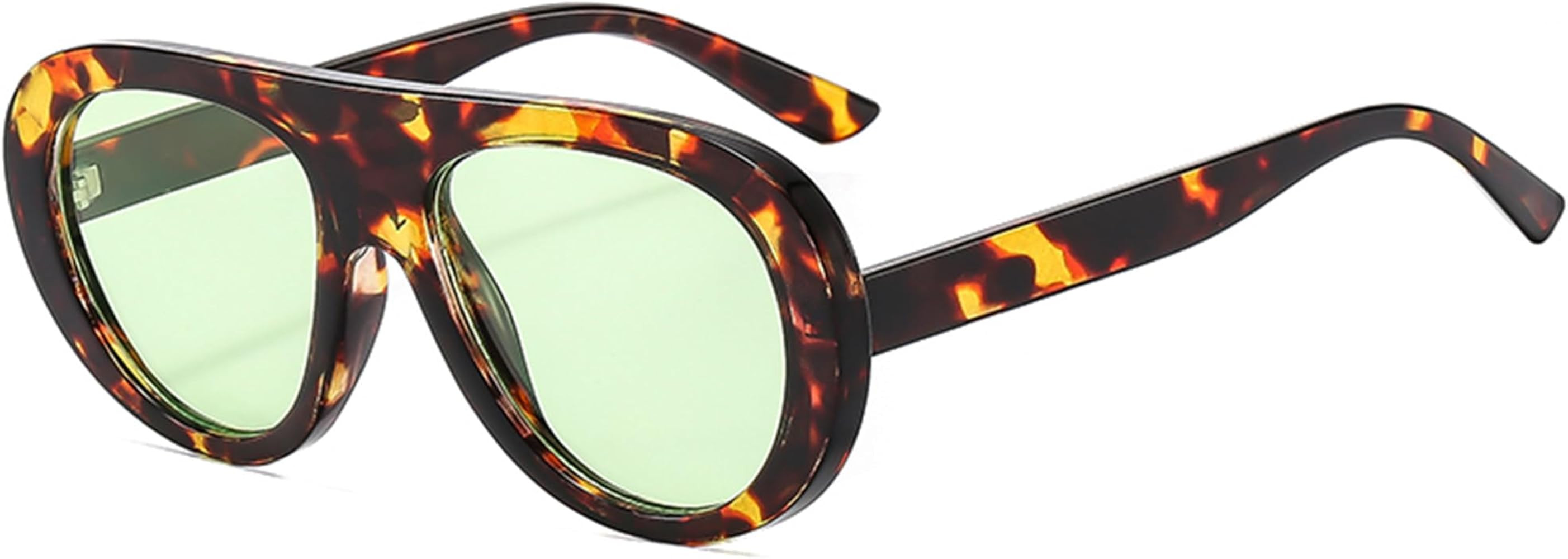 Onrtry Retro Aviator Sunglasses for Women Chic Vintage Pilot Sun Glasses | Amazon (US)