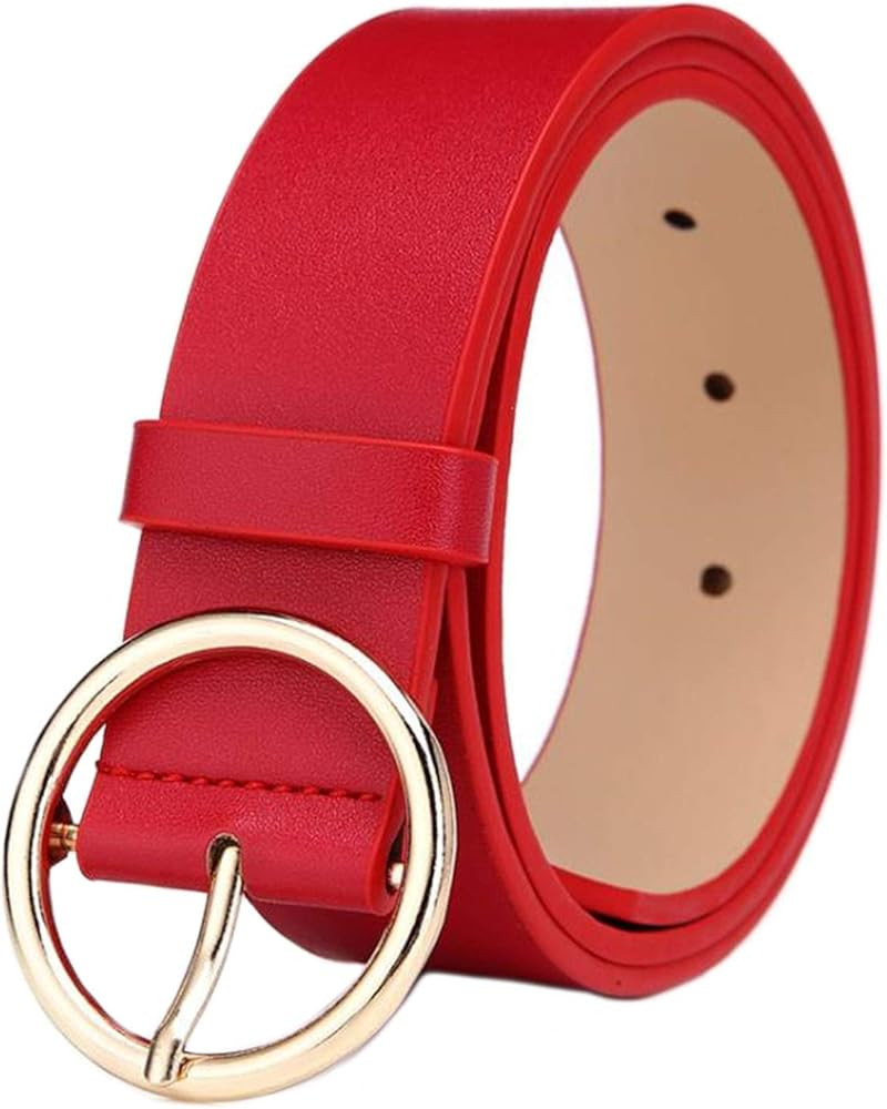 MESHIKAIER 41 * 1.3 Pouces Elegant Ceinture Femme en PU Cuir Casual Ceinture avec Boucle Métalli... | Amazon (FR)