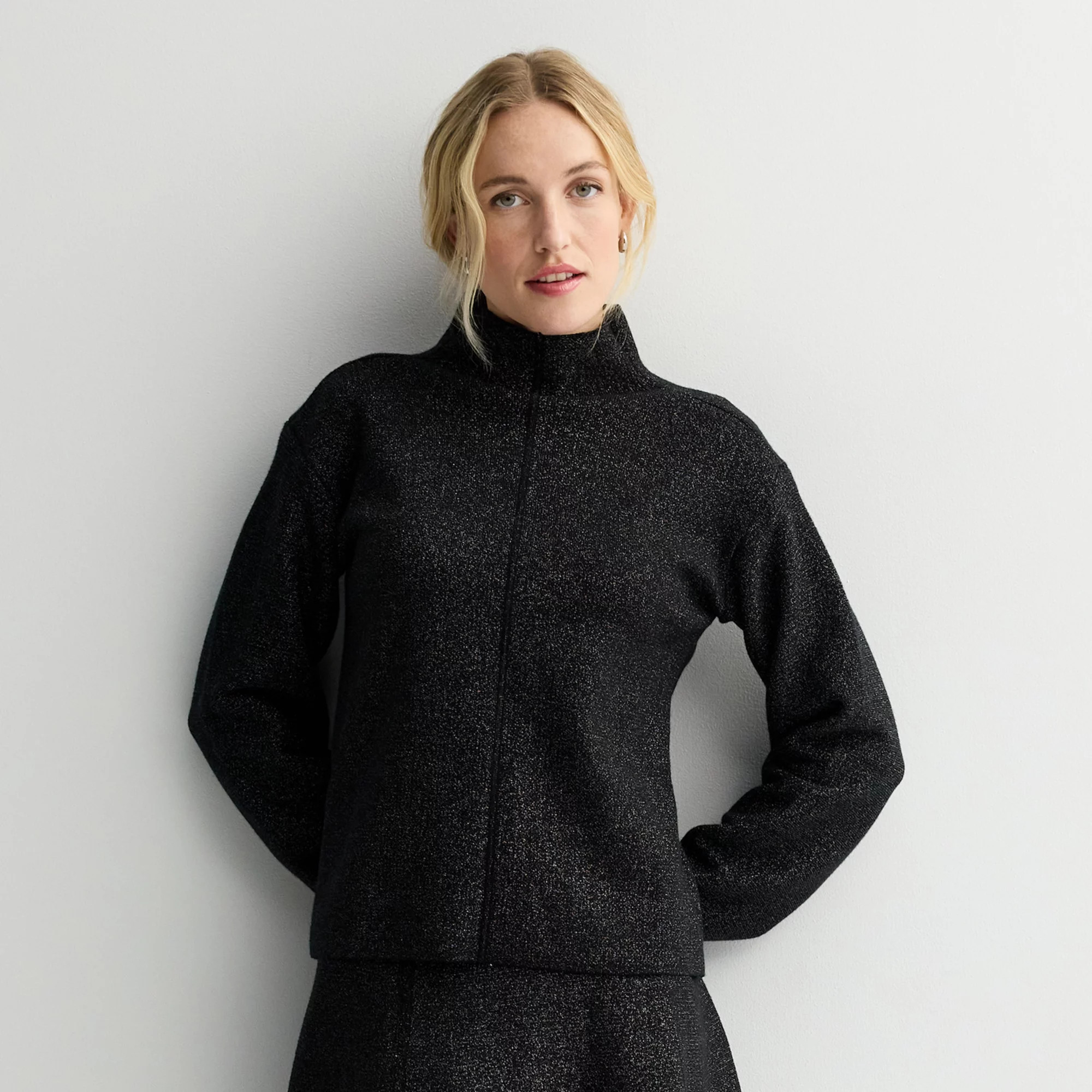 Women's Nine West Mock Neck Pullover Sweater | Kohl's