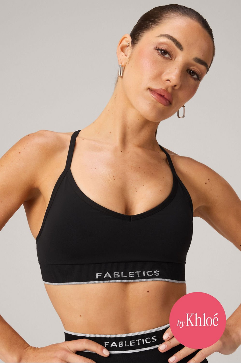 Seamless V-Neck Low Impact Bra | Fabletics
