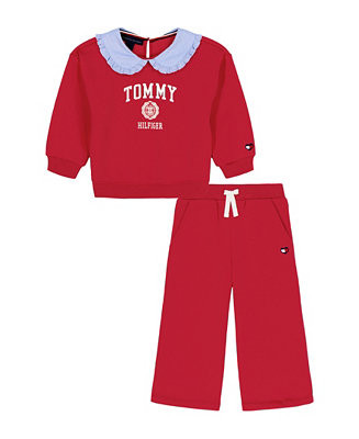 Baby Girls' Fleece Top and Pants, 2-Piece Set | Macy's