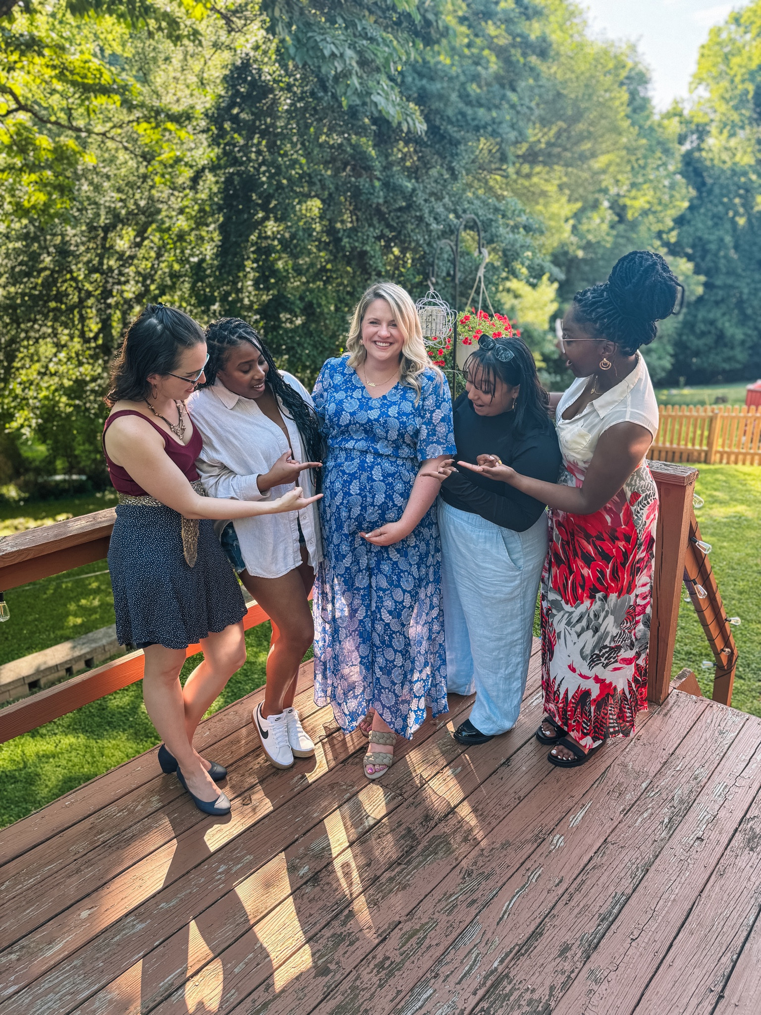 Baby shower dress from Macys 💙 Great option for a summer baby boy shower since it’s light and airy but still gives coverage 

#LTKBump #LTKMidsize #LTKBaby