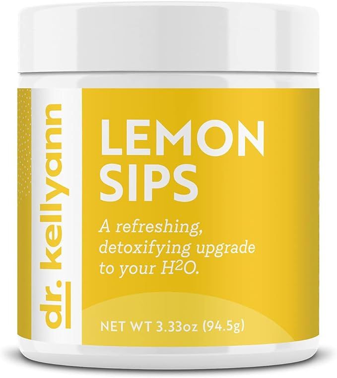 Dr. Kellyann’s Lemon Sips - Rehydrate, Detox, Energize - Sugar-Free, Fat-Free, Non-GMO Diet Cit... | Amazon (US)