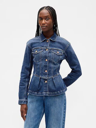 Denim Peplum Jacket | Gap (US)