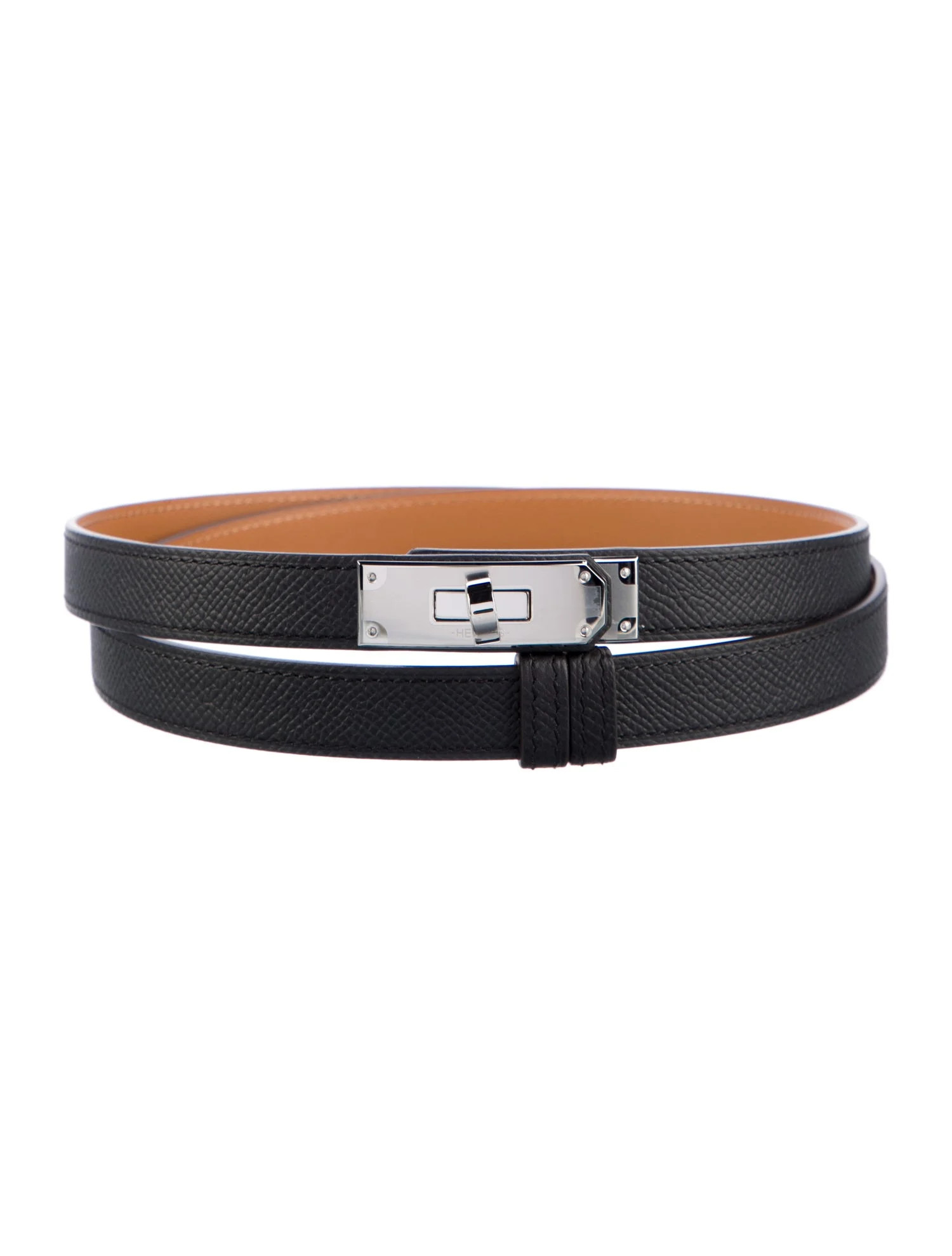 18 mm Epsom Leather Kelly Belt | The RealReal