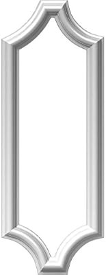 Ekena Millwork PNL08X24AS-02-CASE-2 8"W x 24"H x 1/2"P Ashford Molded Scalloped Wainscot Wall Pan... | Amazon (US)