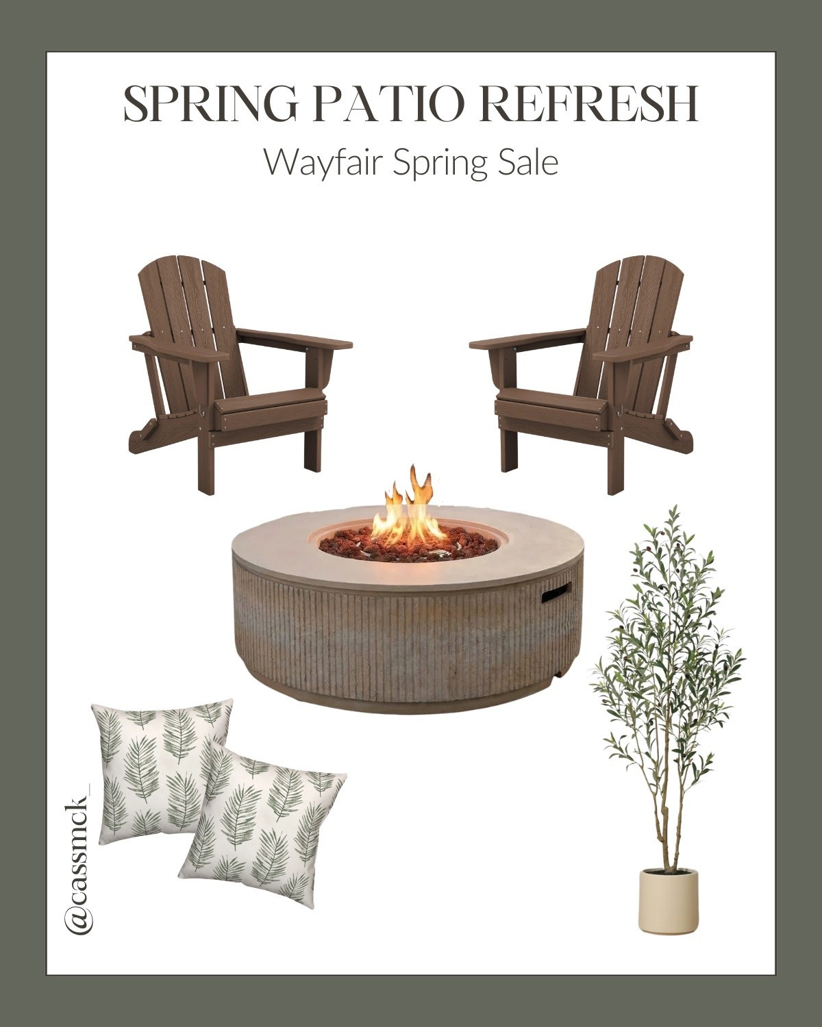 #ad Love these @wayfair finds for an outdoor refresh to enjoy patio season!! #outdoor #wayfair #wayfairpartner #wishyouwerehere 

#LTKHome