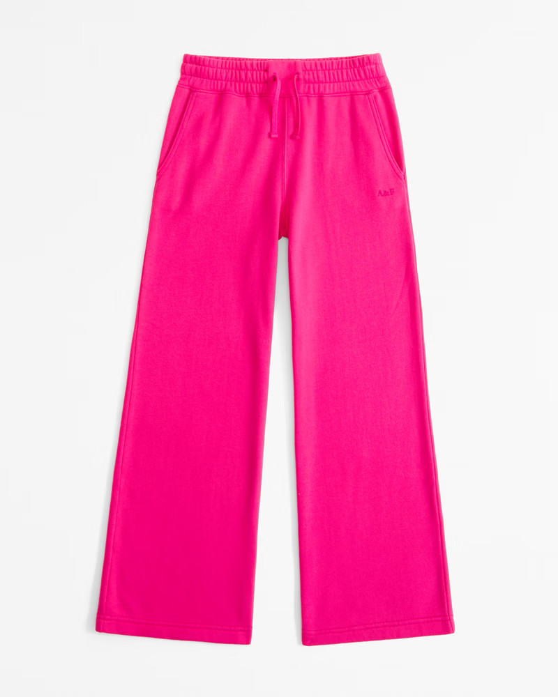 essential wide leg sweatpants | Abercrombie & Fitch (US)