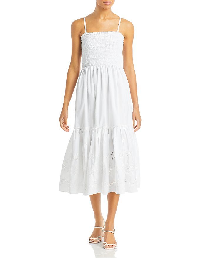 Sleeveless Smocked Eyelet Dress - 100% Exclusive | Bloomingdale's (US)