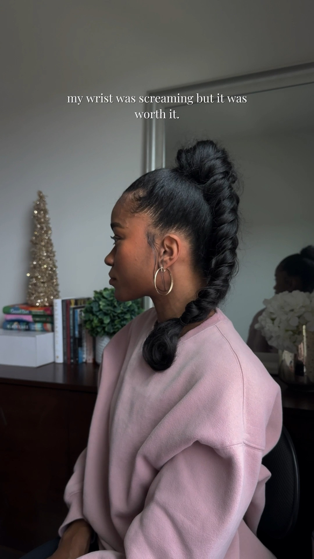 Nothing like a fishtail braid! 

holiday hair, natural hair, ponytail, braids, hairstyle diy

#LTKHoliday #LTKgrwm #LTKBeauty