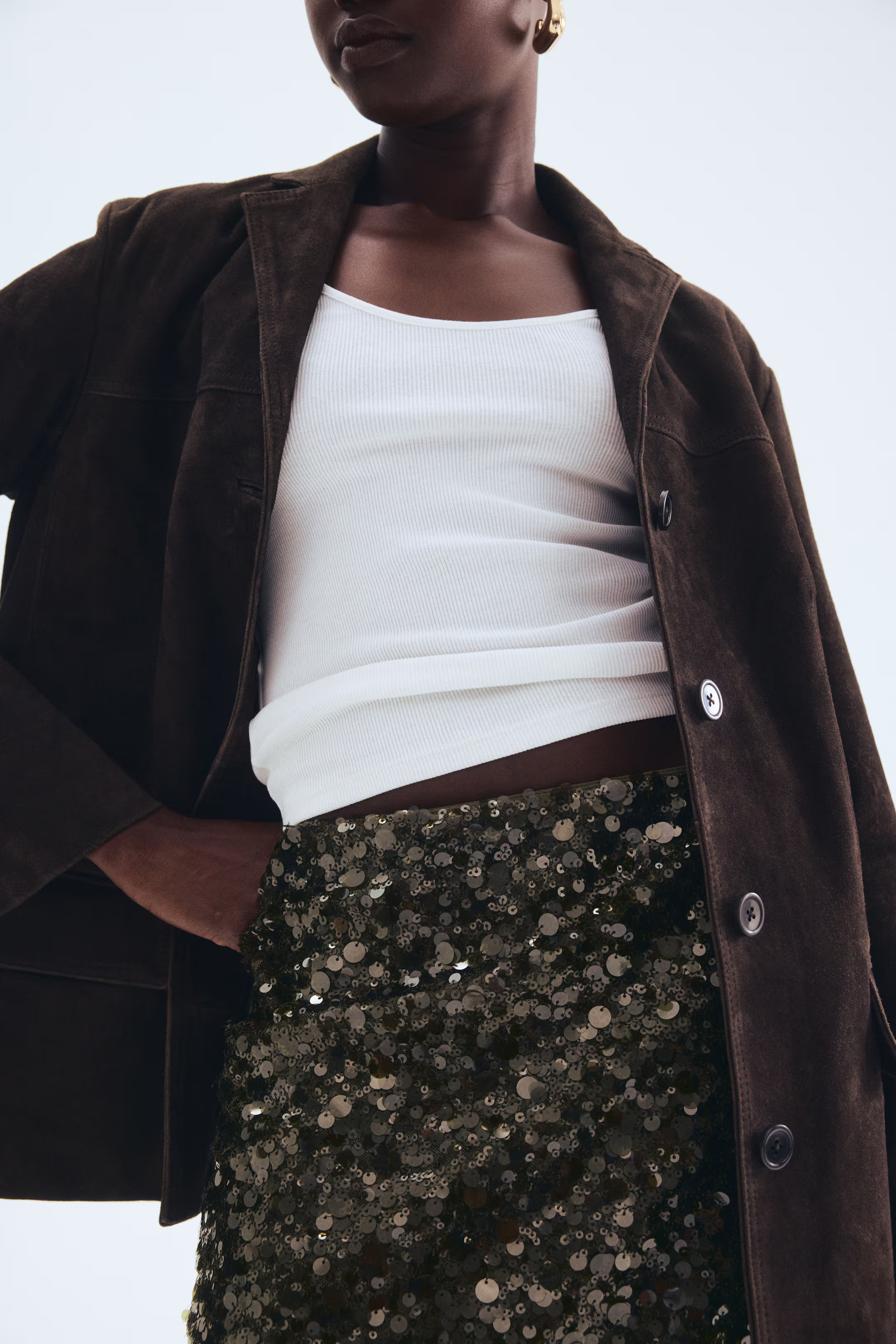 Sequined skirt | H&M (UK, MY, IN, SG, PH, TW, HK)