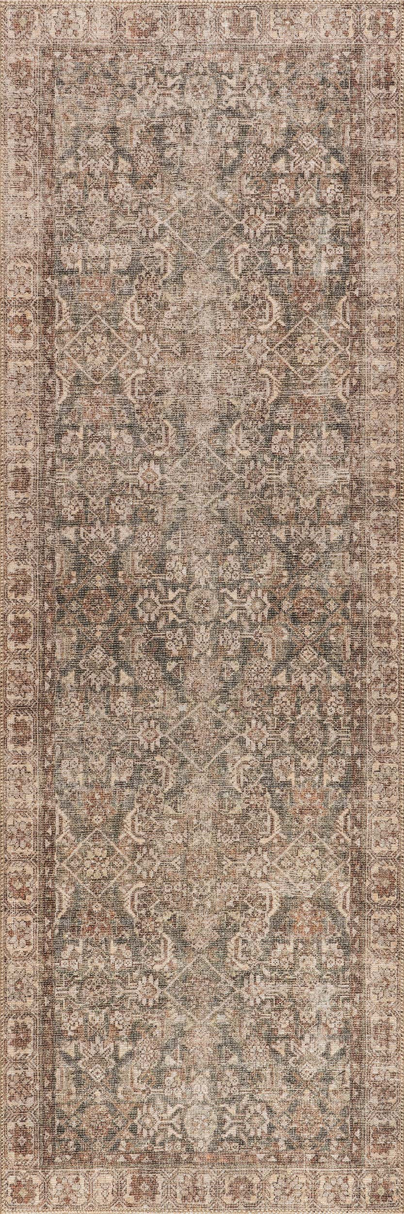 Fair Hills Antiqued Jute-Blend Rug | Brown | Rugs USA