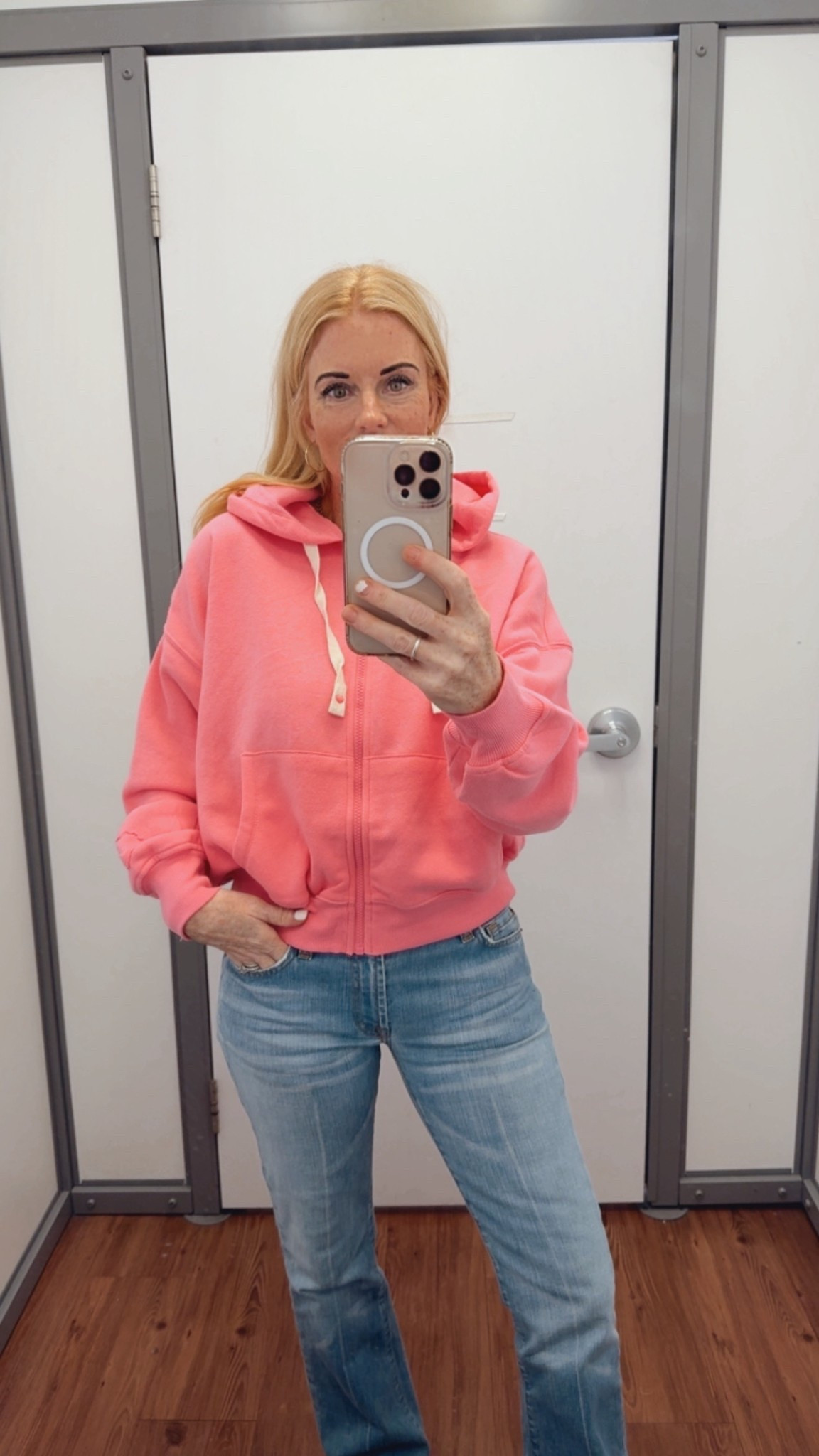 This hoodie is so soft and such a good fit — relaxed, cozy, and the kind you’ll live in. Easy to throw on with jeans or wear as a full set. I’m tagging the matching sweats too because the set together is chef’s kiss.

Affordable, comfy, and great for everyday wear.
I’m wearing my true size.
Linked here before colors sell out.

Save this if you love a good lounge set.

#LTKootd #LTKBeauty