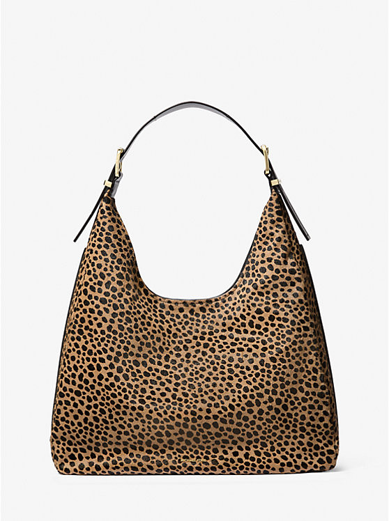 Nolita Large Cheetah Print Calf Hair Shoulder Bag | Michael Kors CA