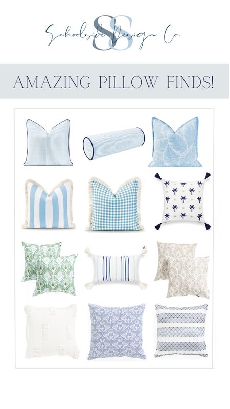 The cutest new look for less pillows with coastal designs from amazon and TJMaxx! I’m loving all the stripes and palm prints! Serena & Lily look for less, coastal decor, coastal style

#ltkhome #ltkseasonal #ltkunder50 #ltkunder100 #ltkstyletip #ltksalealert #LTKSeasonal #LTKunder50 #LTKhome

#LTKhome #LTKsalealert #LTKSeasonal