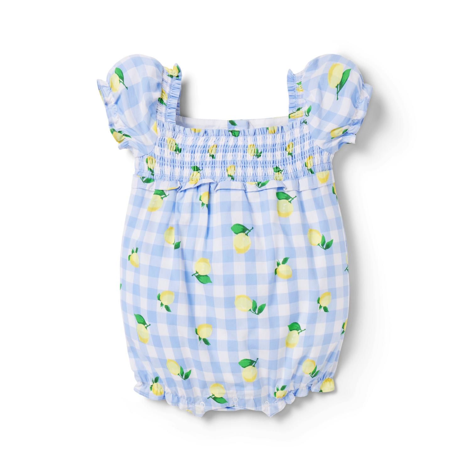 The Lily Smocked Baby Romper | Janie and Jack