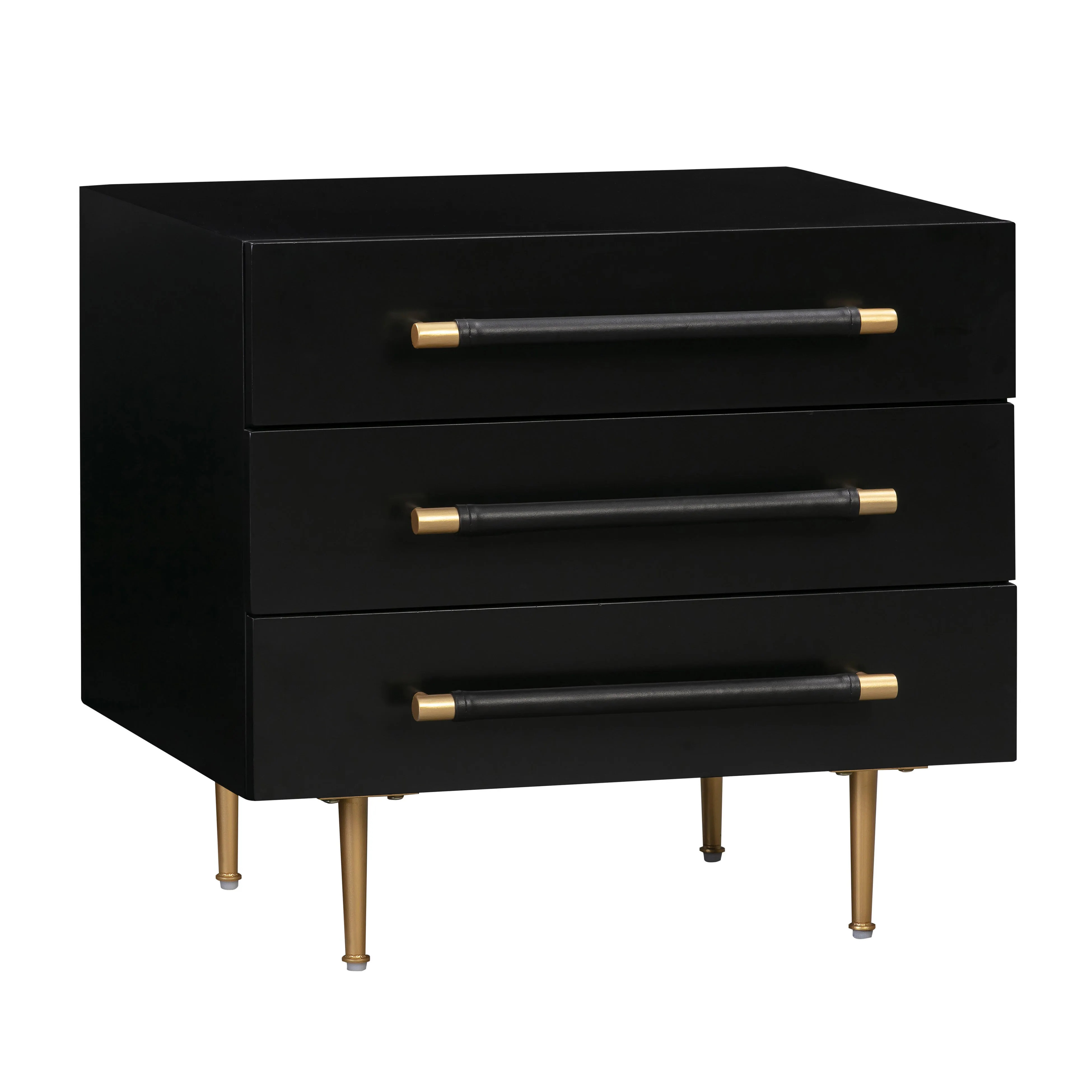 Trident Black Nightstand | Ashley