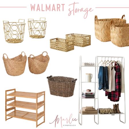Walmart Storage Finds | Storage Baskets | Clothing Rack | Decorative Storage | Seagrass Basket 

#LTKunder100 #LTKunder50 #LTKhome