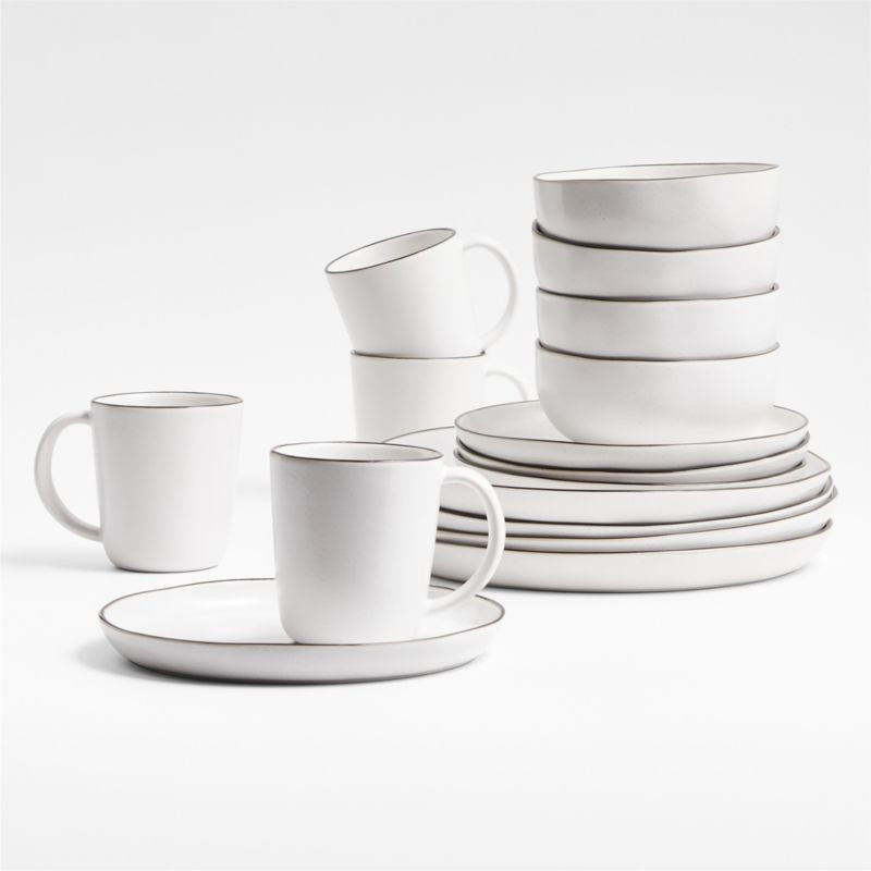 Range 16-Piece Dinnerware Set by Leanne Ford + Reviews | Crate & Barrel | Crate & Barrel