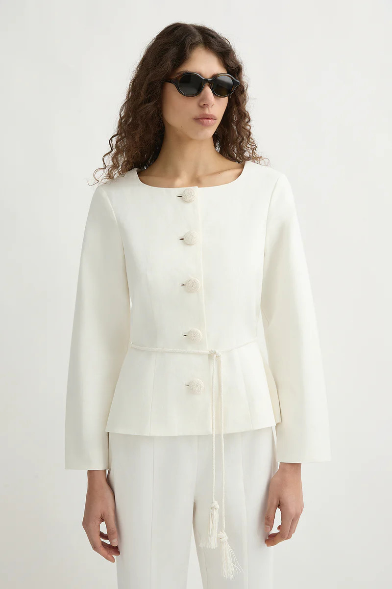 HEIDI JACKET - IVORY | POSSE (US)