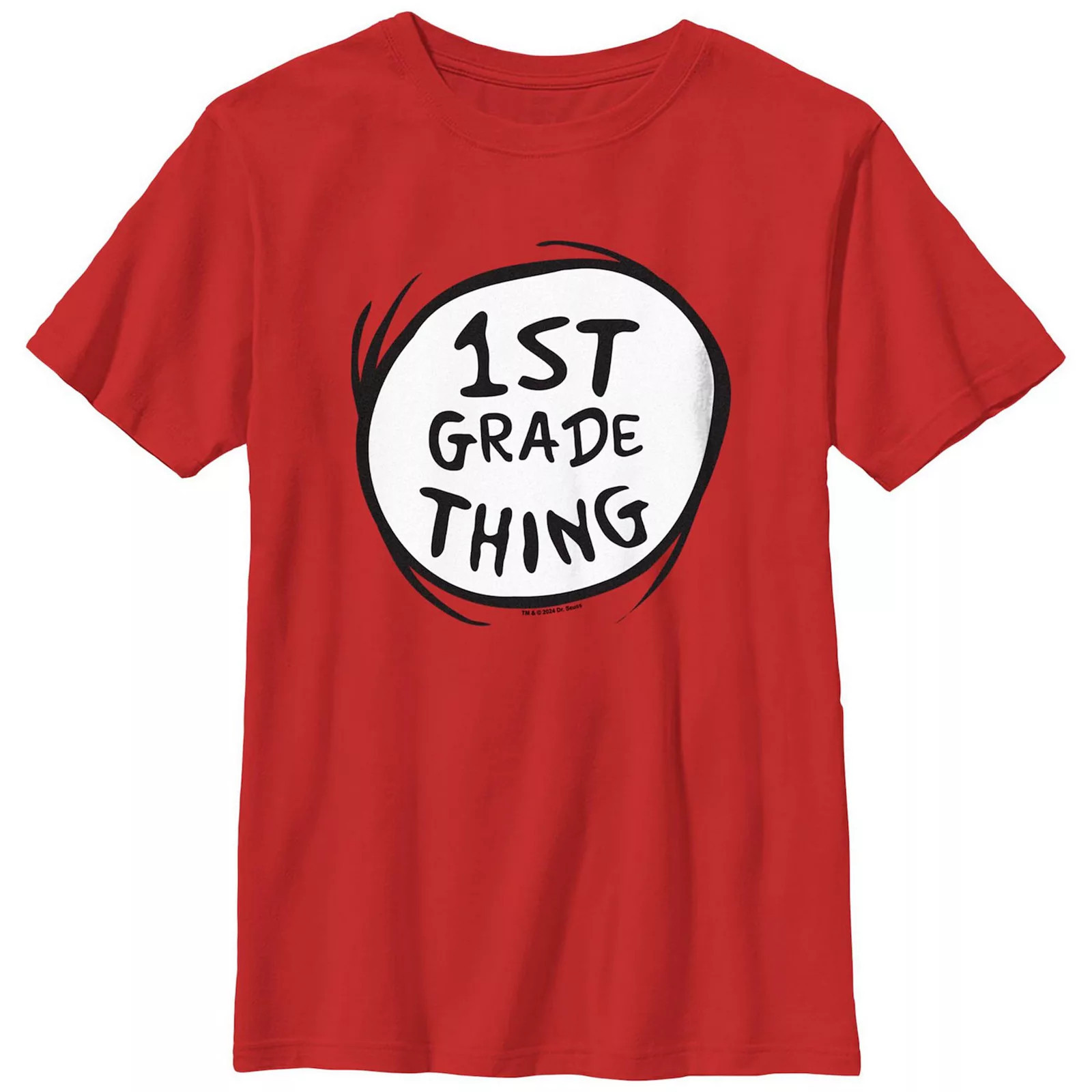 Boys 6-20 Dr. Seuss 1st Grade Thing Graphic Tee, Boy's, Size: XS, Red | Kohl's