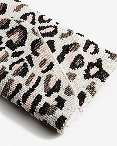 Beaded Leopard Envelope Clutch | Express