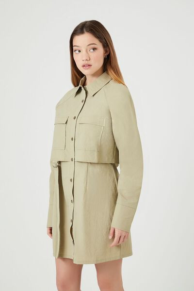 Utility Cargo Mini Dress | Forever 21 (US)