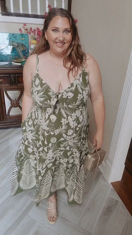 Take your guess! 
Where is this dress from? 

*It runs large IMO this is a XXL and I need an XL it has adjustable straps and a partially smocked back for extra room in the dress 

#livinglargeinlilly #greendress #bohodress #plussize 

#LTKmidsize #LTKfindsunder50 #LTKplussize