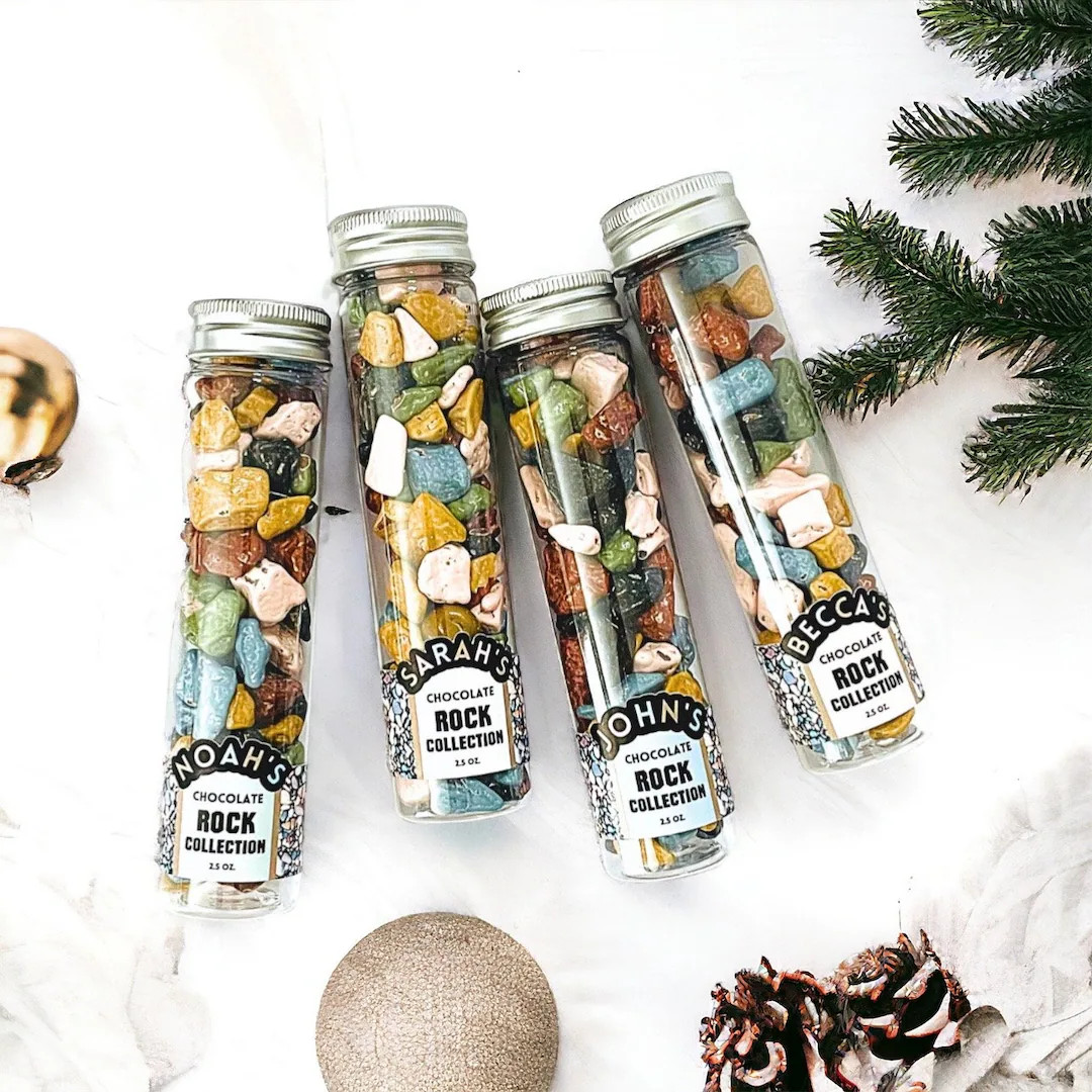 Chocolate Rock Favors • Christmas Stocking Stuffers for Kids • Holiday Gift for Boys and Girl... | Etsy (US)