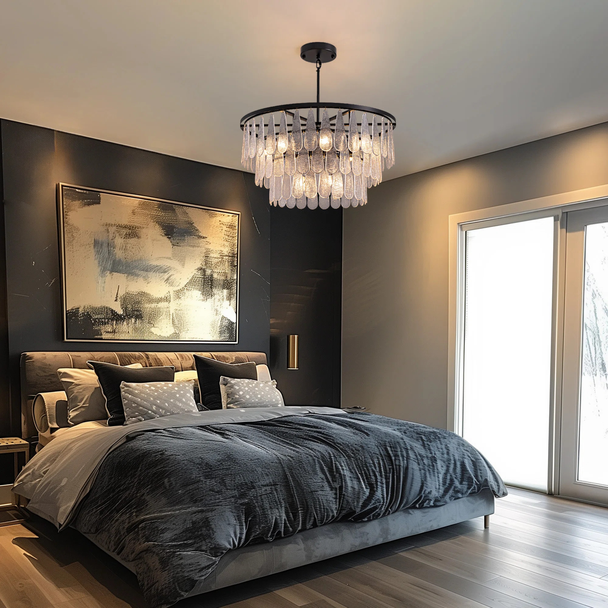 Shontia 12 - Light Unique Tiered Chandelier with Crystal Accents | Wayfair North America