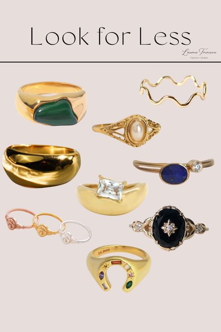 Unique statement rings for yourself or for gifts! Featuring chunky and delicate styles!

#LTKGiftGuide #LTKStyleTip #LTKFindsUnder100