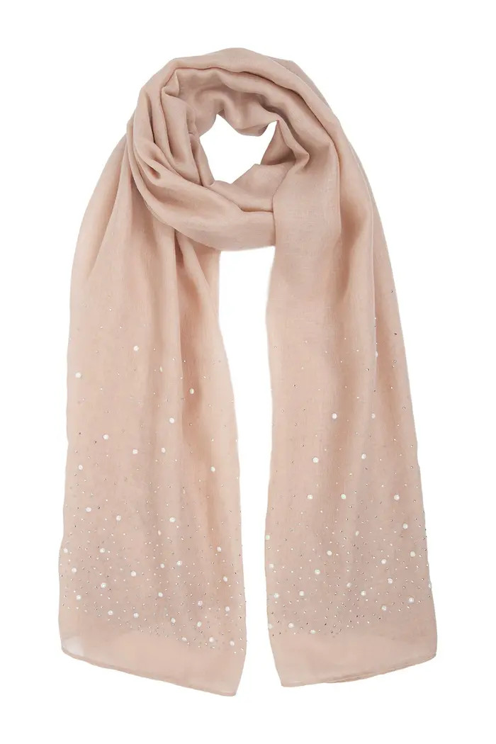 LULLA COLLECTION BY BINDYA Faux Pearl Embellished Scarf | Nordstromrack | Nordstrom Rack