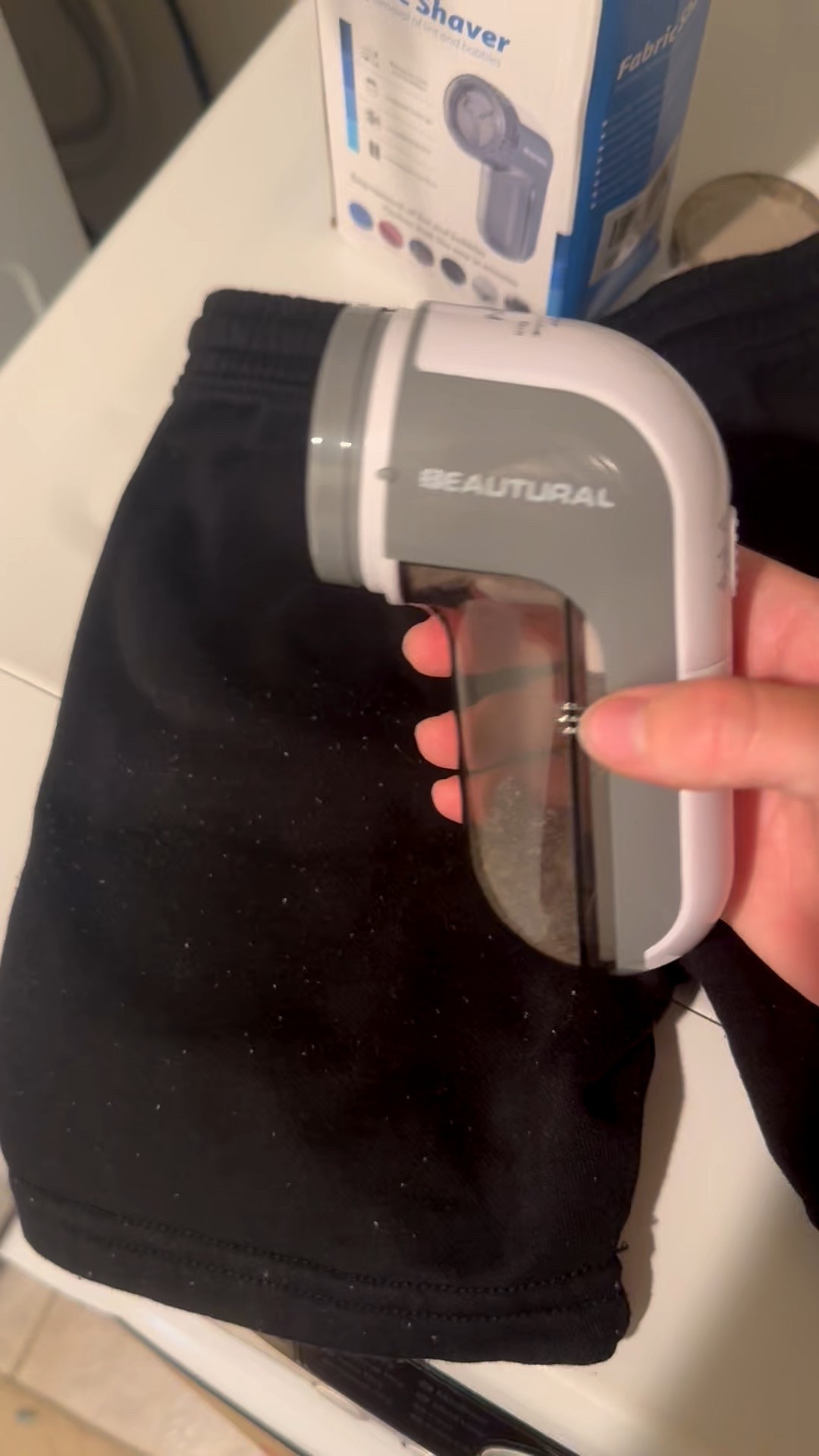 This fabric shaver is beyond helpful. Great for clothes, couches, bedspreads, pillows, anything.  Used batteries and so simple to use! 

#LTKFamily #LTKHome #LTKFindsUnder50