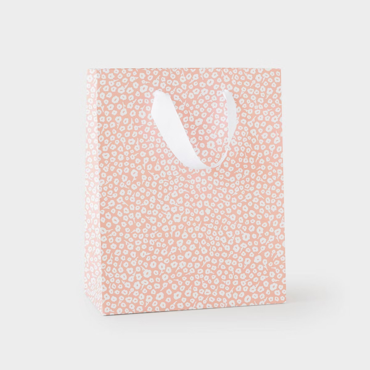 Small Rose Gift Bag Floral White/Rose - Sugar Paper™ + Target | Target
