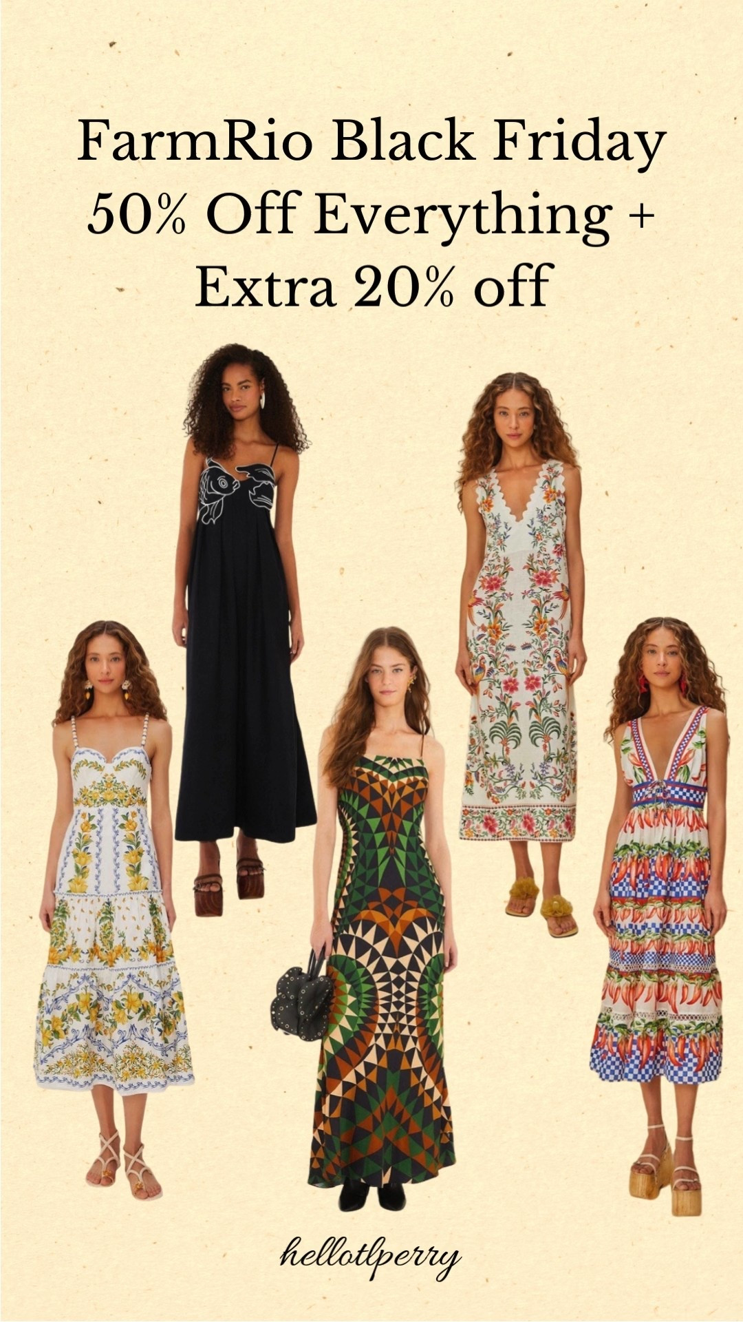 ✨ Farm Rio Black Friday Steals! ✨
Serving bold prints + holiday vibes with this gorgeous Farm Rio look — and it’s finally on major sale! If you’ve been eyeing their iconic colors and playful patterns, now’s the time. 🖤🔥

#FarmRio #FarmRioStyle #FarmRioSale #BlackFridayDeals #LTKSaleAlert #LTKHoliday #LTKStyle #LTKFashion #ColorfulStyle #ResortWear #HolidayOutfits #SaleFinds #FashionDeals #OutfitInspo #StatementStyle #BoldPrints

Farm Rio Black Friday sale, Farm Rio outfits, Farm Rio dress sale, best Black Friday fashion deals, LTK Black Friday picks, resort wear sale, colorful fashion brands.

#LTKHoliday #LTKCyberWeek #LTKSaleAlert